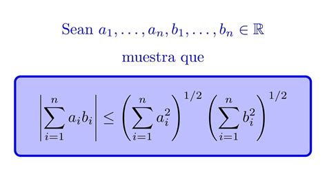 desigualdad de cauchy